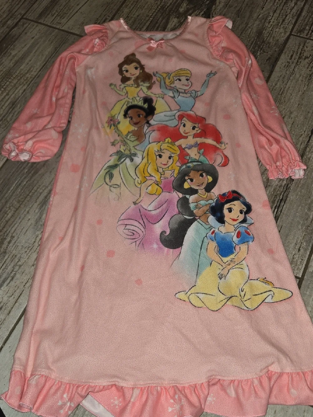 Disney Pink Girls' Princess Nightgown with Classic Disney Princesses - Picture 1 of 5